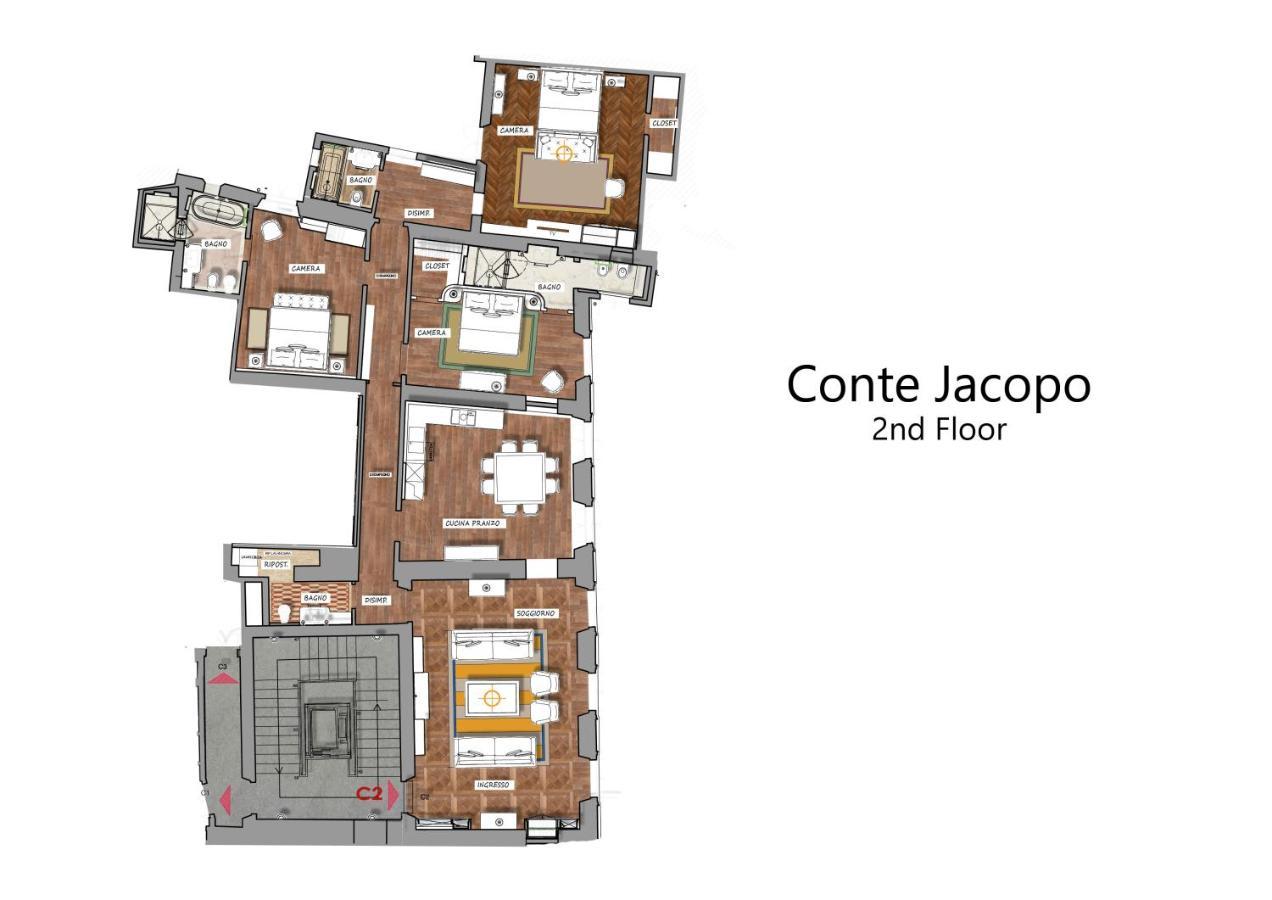 Conte Jacopo - La Dimora Degli Affreschi Apartamento *